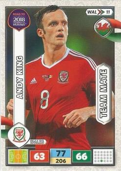 2017 Panini Adrenalyn XL Road to 2018 World Cup #WAL11 Andy King Front