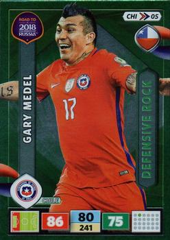 2017 Panini Adrenalyn XL Road to 2018 World Cup #CHI05 Gary Medel Front