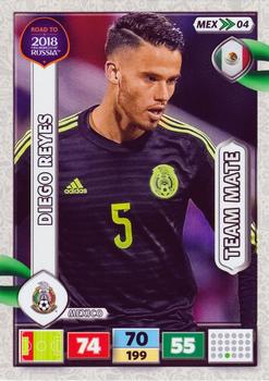 2017 Panini Adrenalyn XL Road to 2018 World Cup #MEX04 Diego Reyes Front