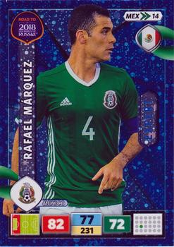 2017 Panini Adrenalyn XL Road to 2018 World Cup #MEX14 Rafael Marquez Front