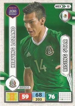 2017 Panini Adrenalyn XL Road to 2018 World Cup #MEX15 Hirving Lozano Front