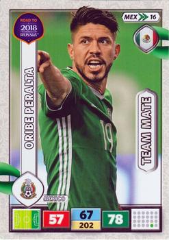 2017 Panini Adrenalyn XL Road to 2018 World Cup #MEX16 Oribe Peralta Front