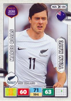 2017 Panini Adrenalyn XL Road to 2018 World Cup #NZL04 Marco Rojas Front