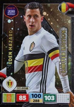 2017 Panini Adrenalyn XL Road to 2018 World Cup - Limited Editions #NNO Eden Hazard Front