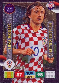 2017 Panini Adrenalyn XL Road to 2018 World Cup - Limited Editions #NNO Luka Modric Front