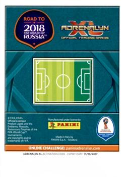 2017 Panini Adrenalyn XL Road to 2018 World Cup - Limited Editions #NNO Kasper Dolberg Back