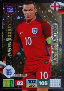 2017 Panini Adrenalyn XL Road to 2018 World Cup - Limited Editions #NNO Wayne Rooney Front