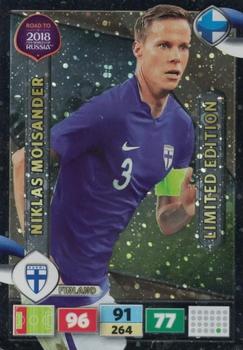 2017 Panini Adrenalyn XL Road to 2018 World Cup - Limited Editions #NNO Niklas Moisander Front