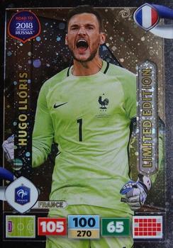 2017 Panini Adrenalyn XL Road to 2018 World Cup - Limited Editions #NNO Hugo Lloris Front