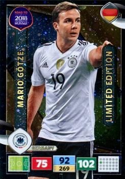 2017 Panini Adrenalyn XL Road to 2018 World Cup - Limited Editions #NNO Mario Götze Front