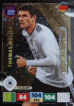 2017 Panini Adrenalyn XL Road to 2018 World Cup - Limited Editions #NNO Thomas Müller Front