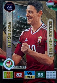 2017 Panini Adrenalyn XL Road to 2018 World Cup - Limited Editions #NNO Zoltan Gera Front
