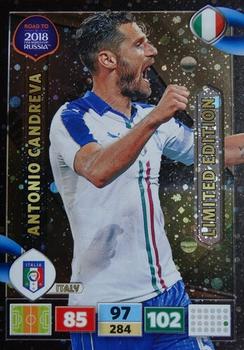2017 Panini Adrenalyn XL Road to 2018 World Cup - Limited Editions #NNO Antonio Candreva Front