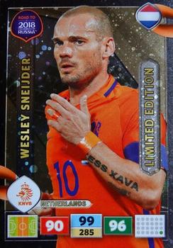 2017 Panini Adrenalyn XL Road to 2018 World Cup - Limited Editions #NNO Wesley Sneijder Front