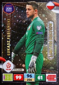 2017 Panini Adrenalyn XL Road to 2018 World Cup - Limited Editions #NNO Lukasz Fabianski Front