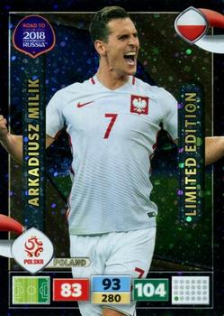 2017 Panini Adrenalyn XL Road to 2018 World Cup - Limited Editions #NNO Arkadiusz Milik Front
