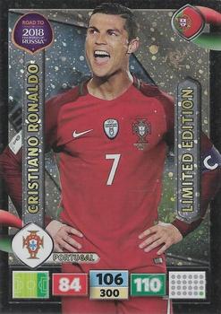 2017 Panini Adrenalyn XL Road to 2018 World Cup - Limited Editions #NNO Cristiano Ronaldo Front