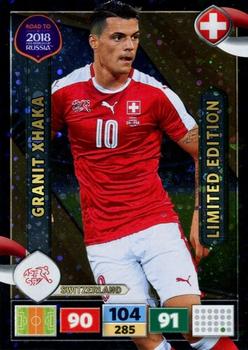 2017 Panini Adrenalyn XL Road to 2018 World Cup - Limited Editions #NNO Granit Xhaka Front