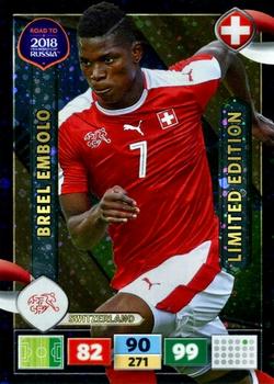 2017 Panini Adrenalyn XL Road to 2018 World Cup - Limited Editions #NNO Breel Embolo Front