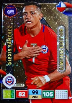 2017 Panini Adrenalyn XL Road to 2018 World Cup - Limited Editions #NNO Alexis Sanchez Front