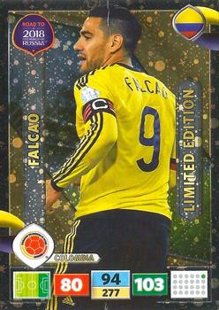 2017 Panini Adrenalyn XL Road to 2018 World Cup - Limited Editions #NNO Falcao Front