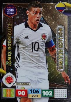 2017 Panini Adrenalyn XL Road to 2018 World Cup - Limited Editions #NNO James Rodriguez Front