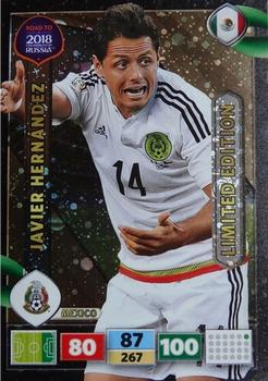 2017 Panini Adrenalyn XL Road to 2018 World Cup - Limited Editions #NNO Javier Hernandez Front