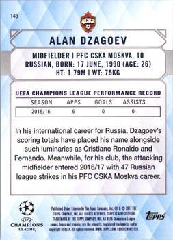 2017 Topps UEFA Champions League Showcase - Gold #148 Alan Dzagoev Back