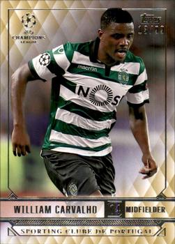 2017 Topps UEFA Champions League Showcase - Gold #177 William Carvalho Front