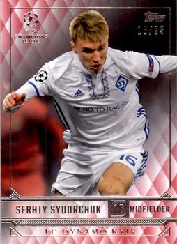2017 Topps UEFA Champions League Showcase - Red #76 Serhiy Sydorchuk Front