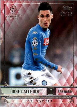 2017 Topps UEFA Champions League Showcase - Red #186 Jose Callejon Front