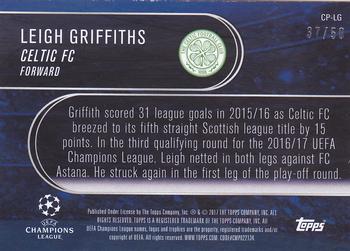 2017 Topps UEFA Champions League Showcase - Champions Pedigree Gold #CP-LG Leigh Griffiths Back