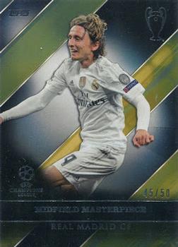 2017 Topps UEFA Champions League Showcase - Road to Victory Gold #RM-4 Luka Modric Front