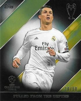 2017 Topps UEFA Champions League Showcase - Road to Victory Gold #RM-8 Cristiano Ronaldo Front