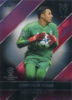 2017 Topps UEFA Champions League Showcase - Road to Victory Red #RM-3 Keylor Navas Front