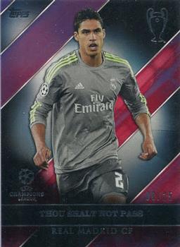 2017 Topps UEFA Champions League Showcase - Road to Victory Red #RM-7 Raphaël Varane Front