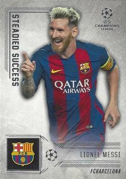 2017 Topps UEFA Champions League Showcase - Steadied Success #SS-3 Lionel Messi Front
