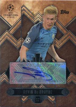 2017 Topps UEFA Champions League Showcase - Touch of Class Autographs #TCA-KD Kevin De Bruyne Front