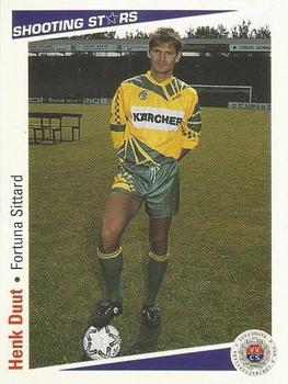 1991-92 Shooting Stars Dutch League #40 Henk Duut Front
