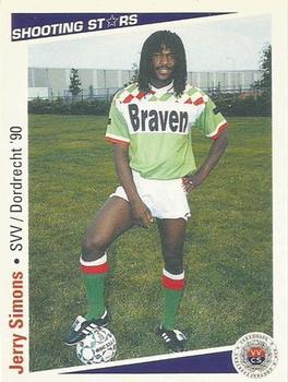 1991-92 Shooting Stars Dutch League #181 Jerry Simons Front