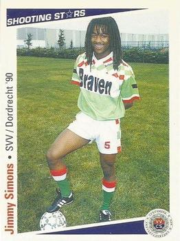 1991-92 Shooting Stars Dutch League #182 Jimmy Simons Front
