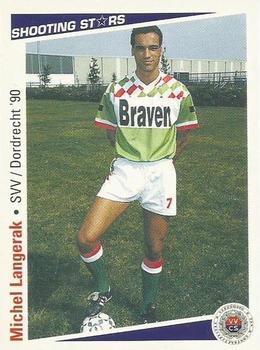 1991-92 Shooting Stars Dutch League #184 Michel Langerak Front