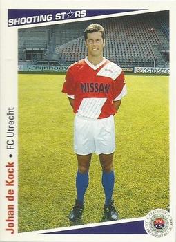 1991-92 Shooting Stars Dutch League #202 Johan de Kock Front