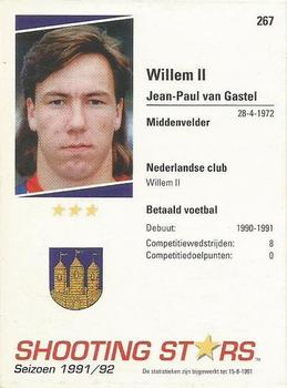 1991-92 Shooting Stars Dutch League #267 Jean-Paul van Gastel Back