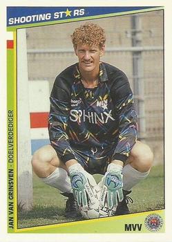 1992-93 Shooting Stars Dutch League #102 Jan van Grinsven Front