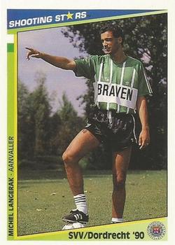 1992-93 Shooting Stars Dutch League #185 Michel Langerak Front