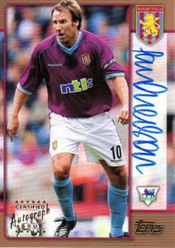 2001-02 Topps Premier Gold 2002 - Autographs #NNO Paul Merson Front