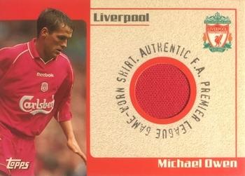 2001-02 Topps Premier Gold 2002 - Redemption Shirts #NNO Michael Owen Front