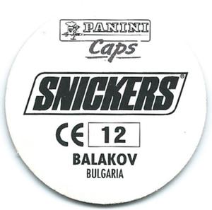 1996 Panini Euro 96 Caps #12 Krasimir Balakov Back