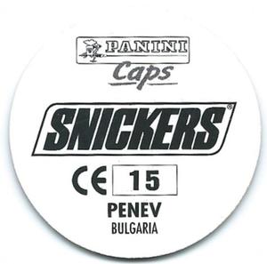 1996 Panini Euro 96 Caps #15 Lyuboslav Penev Back